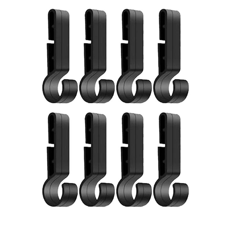 4-20 Pieces Helmet Headlight Hooks - Black ABS Plastic Headlamp Clips for Various  Hard Hat, Working Secure Helmet Accessories