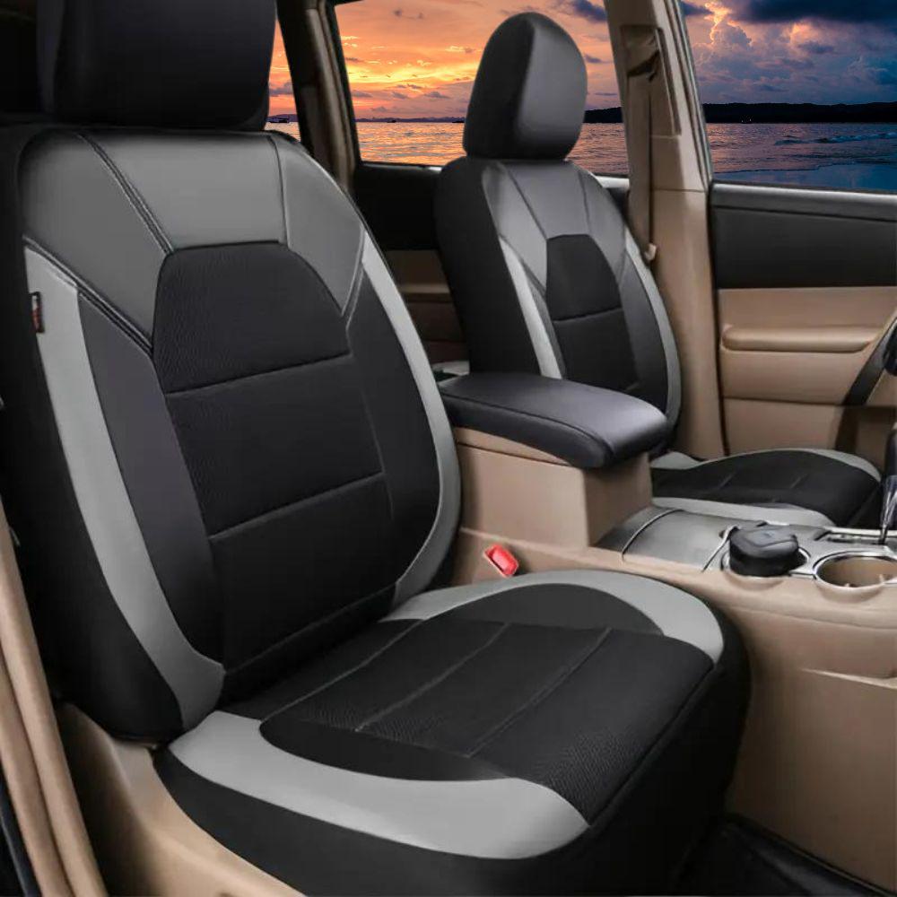 Universal PU Quilted Car Seat Cover for All Seasons - Hot Seller