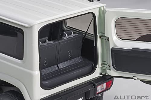 AUTOart 1/18 Scale Suzuki Jimny (JB64) White Pearl Finished Model 78505