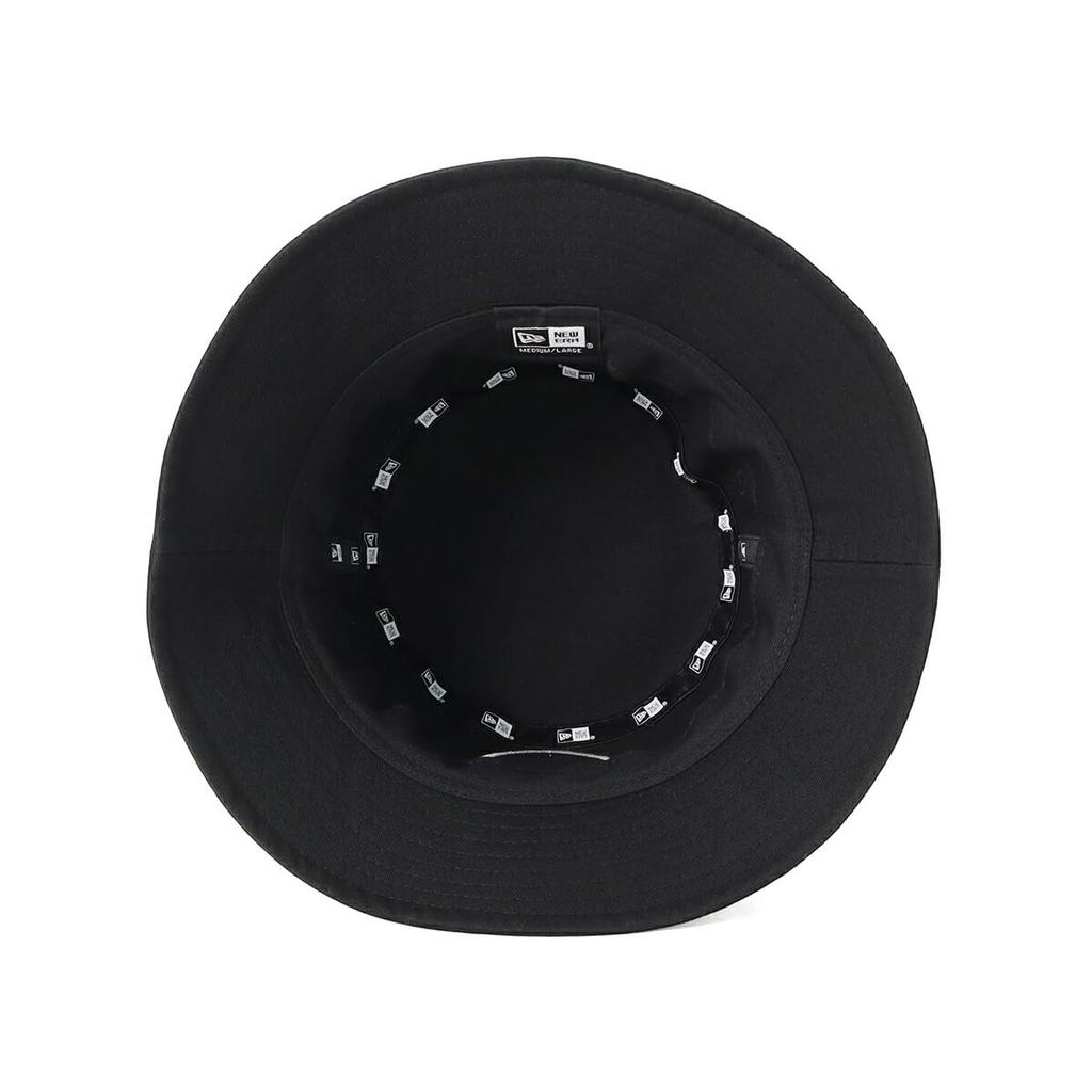 NEW ERA GF BUCKET 01 Circle Patch Golf Hat Black Cotton Unisex M/L All Season Outdoor