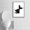 Baño WC Bling Póster Papel Higiénico Moda Sexy Mujer Impresión Pintura Lienzo Arte de Pared Imagen Moderno Lavabo Decoración del Hogar