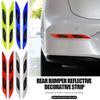 For Daihatsu Universal Car Sticker Bumper Protector Reflective Strips Anti-Scratch Warning Stickers Luxio Terios Sirion Mira