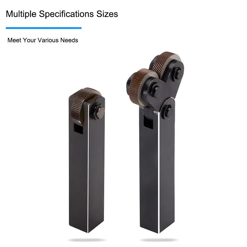 1 Satz Rändelwerkzeug 0,8-3 mm Gerade/Netzförmig Rändelschneider Drehbank Schneidwerkzeug Werkzeugmaschinen 20 mm Schaft Einzel-Doppelrad