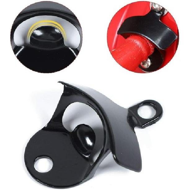 Car Body Mounted Bottle Opener For Jeep Wrangler JK 2007-2017 Black Accessories