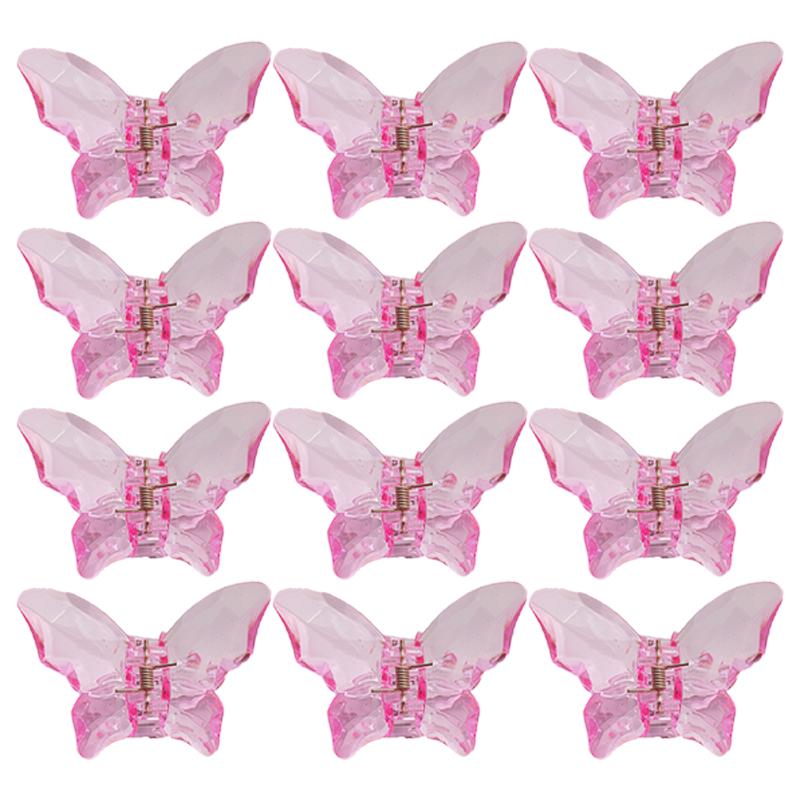 Jelly Colour Butterfly Hair Clip Women Korean Girl Group Fashion Shark Clip Hair Accessories