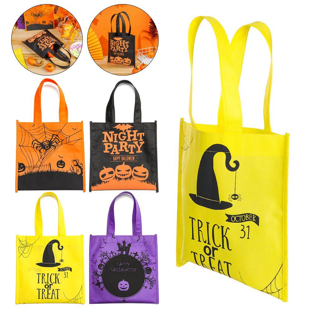 Trick or Treat Party Supplies Cookie Packaging Halloween Decor Halloween Candy Bags No-woven Bags
