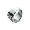 Hexagonal Star Flower Exaggerated Ring Domineering Men's Ring Punk Style Ring
