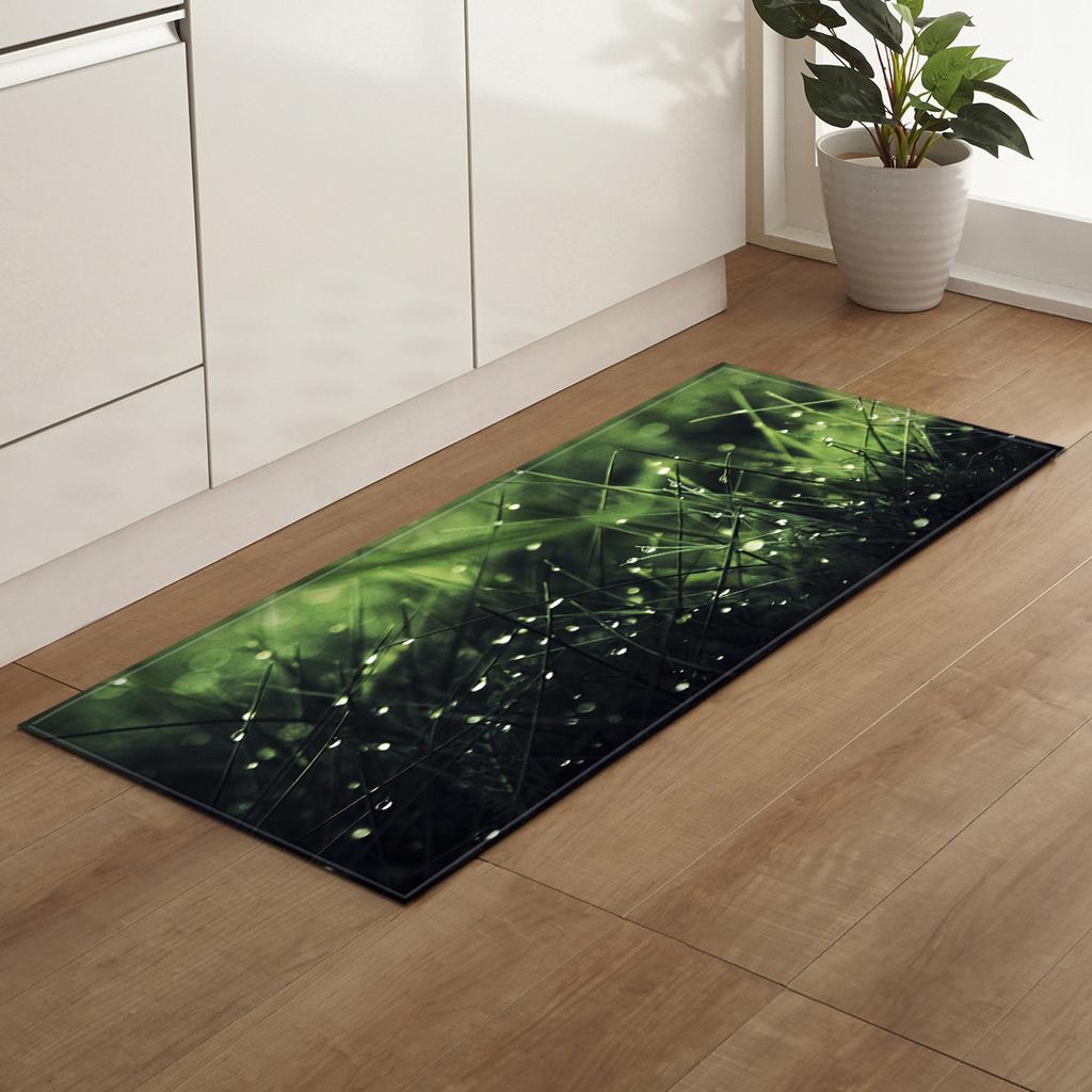 Fresh Absorbent Non-Slip Door Mat Toilet Kitchen Floor Mat Bedroom Living Room Carpet