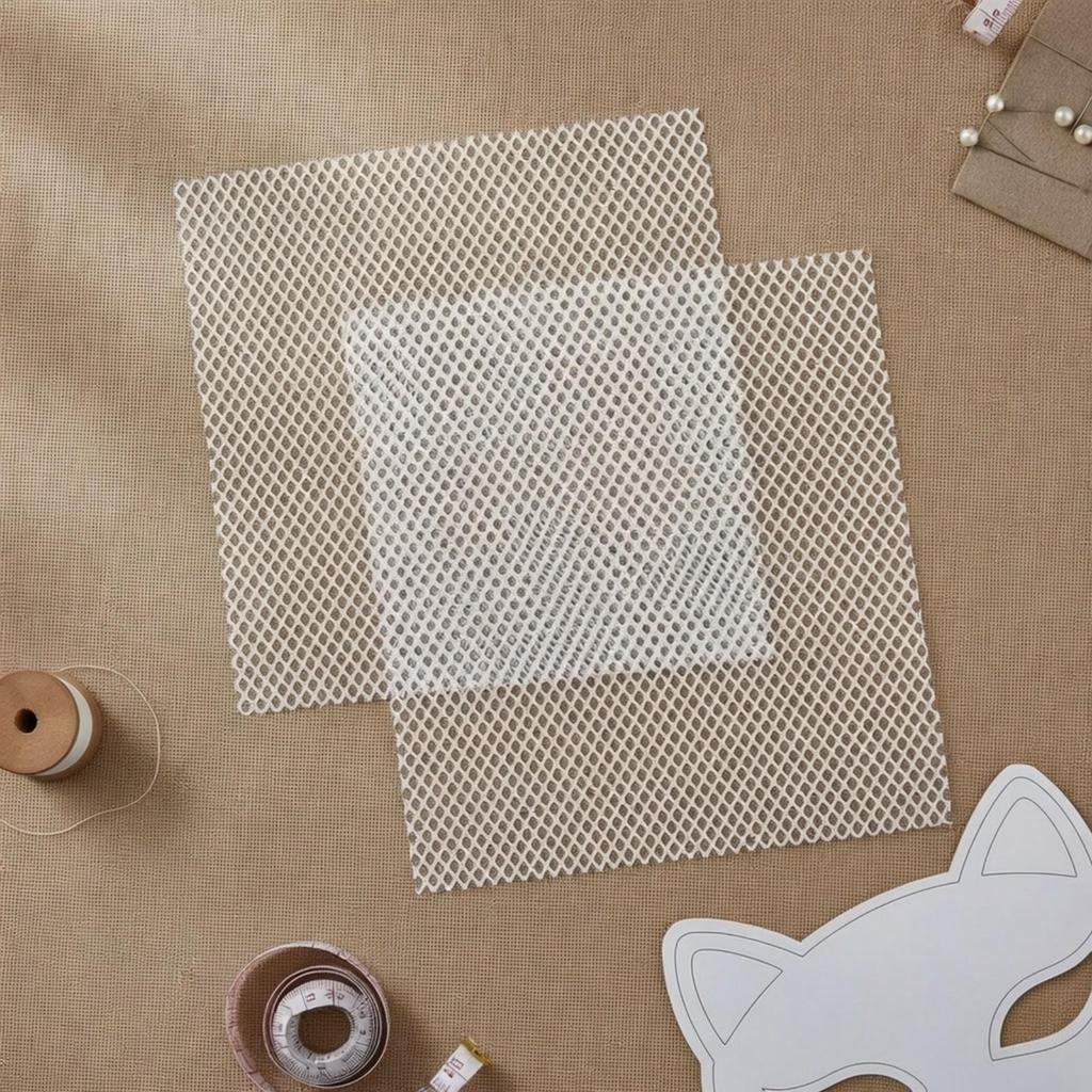 Cat-Shaped Costume Face Covering Decoratable Blank Cat with Ear