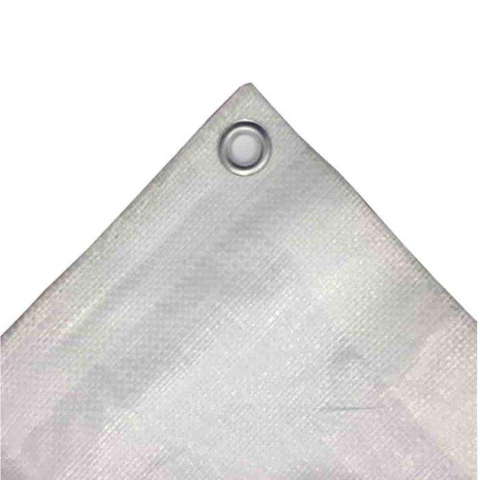 Bâche de Protection 4x8m, 32m², Blanche, 180 g/m², Étanche, Résistante