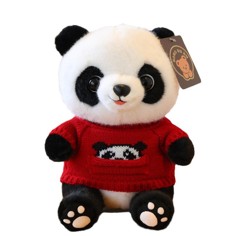Adorable Giant Panda Plush Toy - Realistic Stuffed Animal for Kids