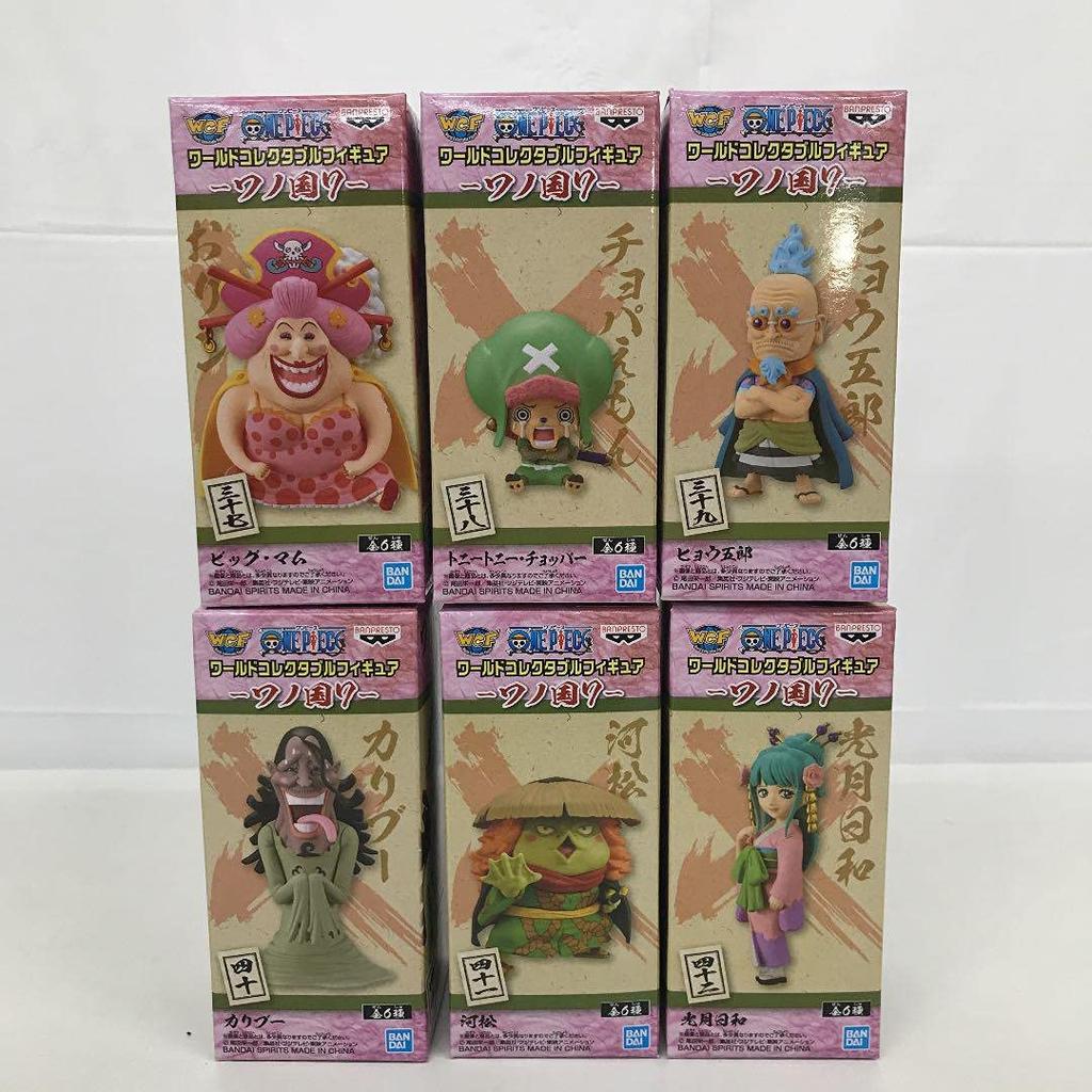 One Piece World Collectable Figure Wano Country 7 Set of 6 Types