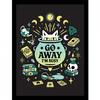 Snouleaf Go Away I´m Busy Framed Poster