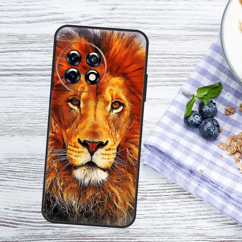 

Lion Head Case For OnePlus Nord CE 5 4 3 2 Lite N20 N30 OnePlus 15R 13T 13R 12R 10T 10R 11 13 15 Cover OnePlus Nord 5