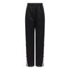 Unisex Kids Pants Side Split with Buttons Color Block Straight Leg Elastic Waist for Sports Basketball Hip-Hop