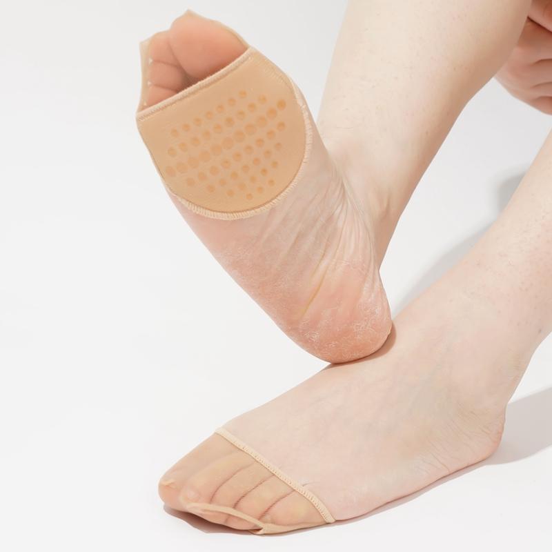 Ballenpolster Socken Damen Zehenschutz mit Polsterung Unsichtbare Halbsocken mit Schwammpolster