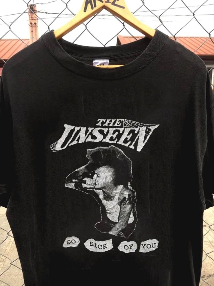 Reprinted The unseen band punk T-shirt rock band shirt TE5241 L