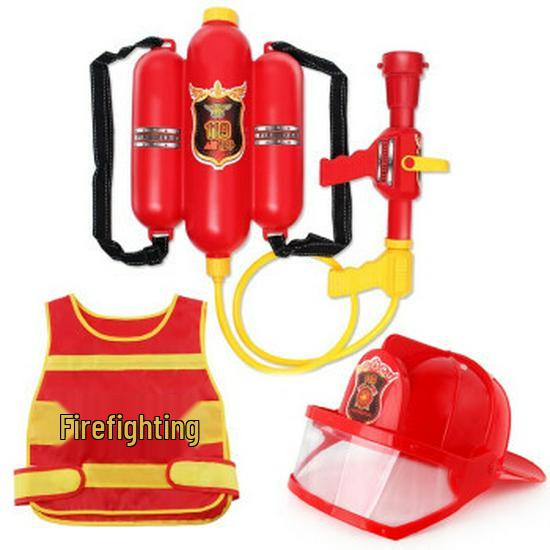 Kids' Pump-Action Fire Hose Water Blaster Toy for Summer Fun