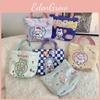 Adorable Cartoon Print Tote Bag For Women Stylish Large Capacity Canvas Shopping Bag