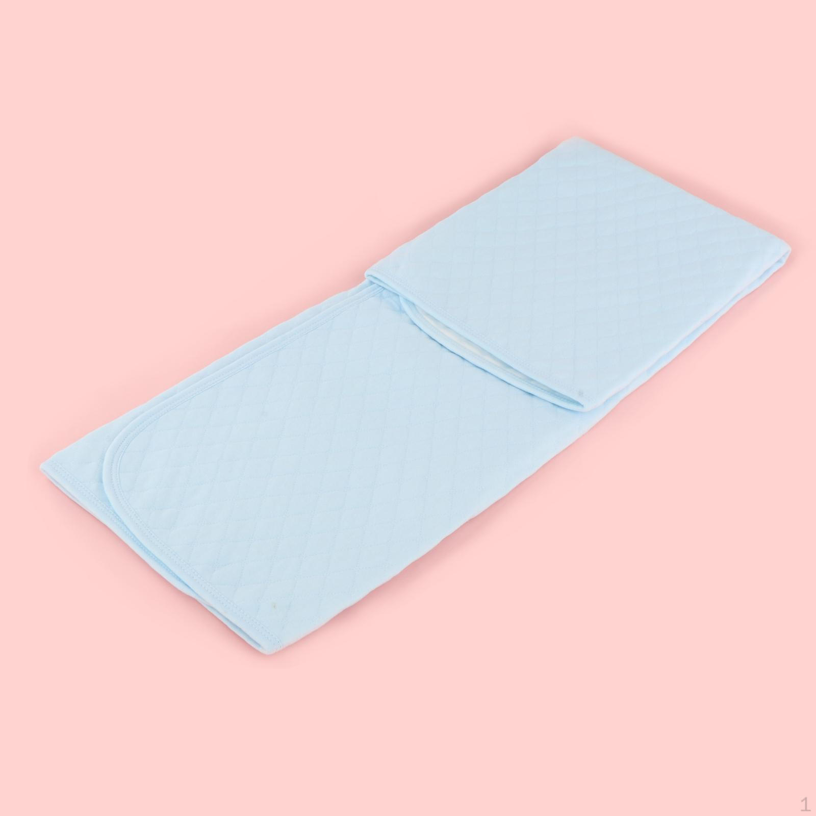 

Bed Pad for Incontinence Waterproof Absorbent Mattress Reusable Seniors Blue