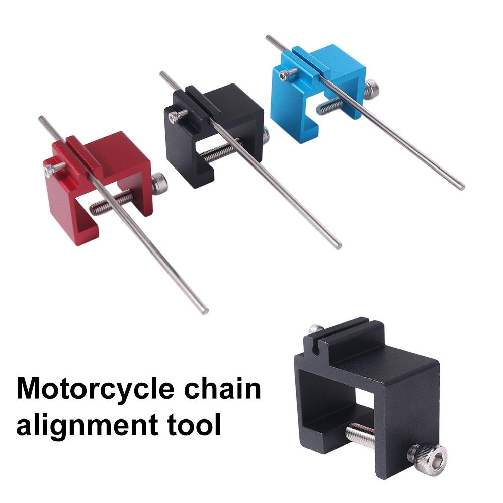 Heavy Duty Sprocket Alignment Tool Quick Accurate Motorbike Chain Adjusting Tool for ATV