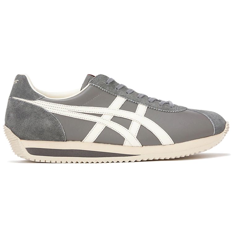 ONITSUKA TIGER Moal 77 NM Comfortable Daily Shock Absorption Low Top Lifestyle Sneakers Unisex Sneakers Gray White 1183B360-020
