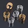 50Pcs Adjustable Hair Braids Dreadlock Beads Cuffs Rings Hair Tools Accessories