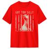 Oversized Tshirt Summer Funny Got Too Silly Goose Meme Hip Hop Tshirts Pure Cotton Tshirt For Unisex Y2k Fun Pattern Top Tees