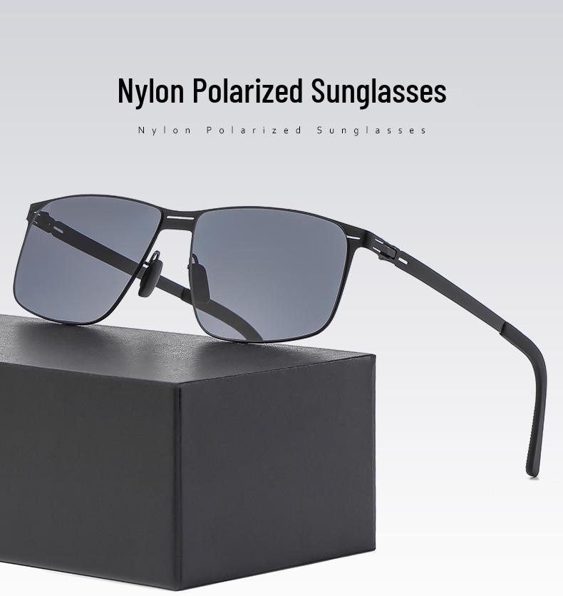 2024 Homus Nylon Polarized Sunglasses with Screwless, Weldless Design and Hollowed-Out Bridge - Model 7316.