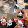 Hello Kitty Plush Keychains Cute Keychain for Bags Kitty Keychains Hanging Pendants Keychains on The Phone Decorations
