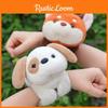 Simulation Fox Cartoon Koala Dog Cat Plush Patter Ring Cute Children Doll Gift