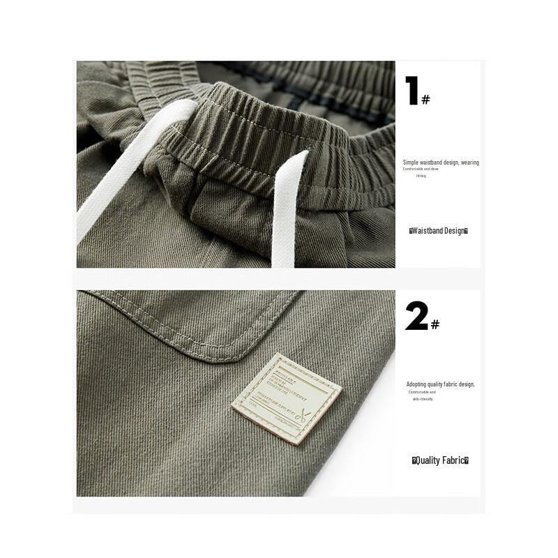 DESSO Men's Warm Straight-Leg Casual Pants