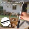 1/2 Pcs Adjustable Telescopic Mushroom Picking Tools Mushroom Foraging Picker Multipurpose Mushroom Harvester Non Slip Handle