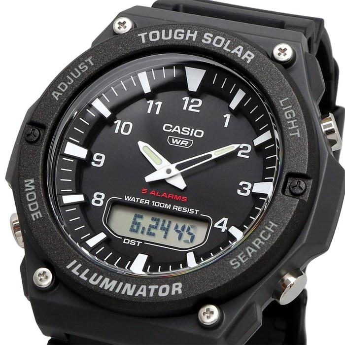 Casio Standard Tough Solar Analog-Digital Quartz Watch AQ-S820W-1AV Men's Black