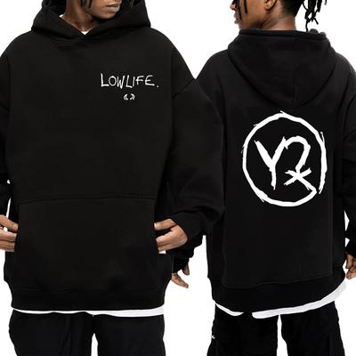 Retro Rock Yungblud Lowlife 2025 Nouvel Album Streetwear Imprimé Double Face Homme femme Sweat-shirt Décontracté Pullovers Molletonnés Unisexes