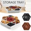 Hexagonal Star Fruits Tray Stylish Large Capacity Nut Tray for House