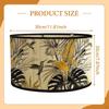 Bamboo Drum Shade for Pendant Lighting, Round Cover Home And Cafe