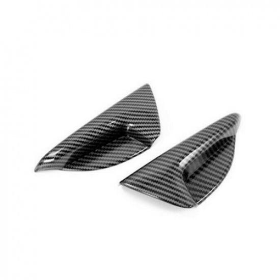 2x Carbon Fiber Car Rear Seat Handle Cover Trim Fits Toyota Highlander