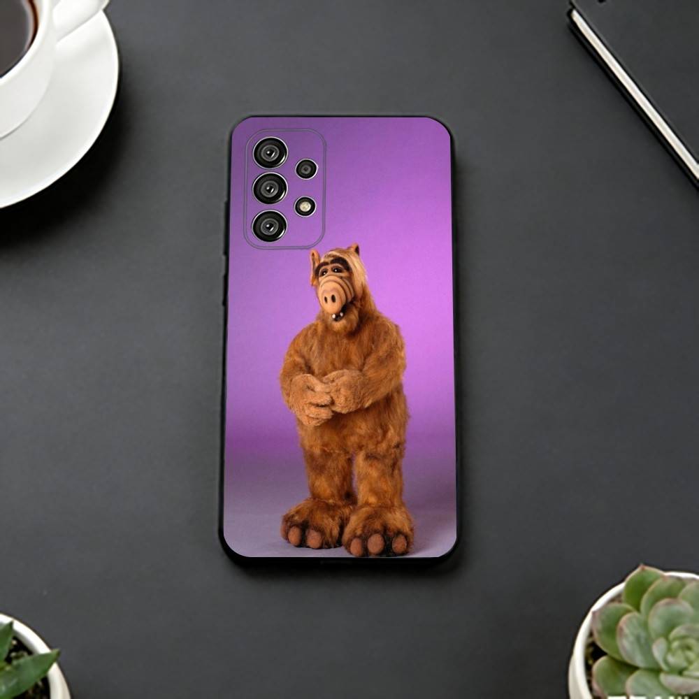 TV Series A-Alf Phone Case Black Silicone Soft For Samsung S25,S24,S21,S22,S23,S30,Ultra,S20,Plus,Fe,Lite