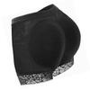 Women Butt Padded Enhancer Underwear Buttock Lifting Removable Sponge Pad Hip Lift Shorts Black M