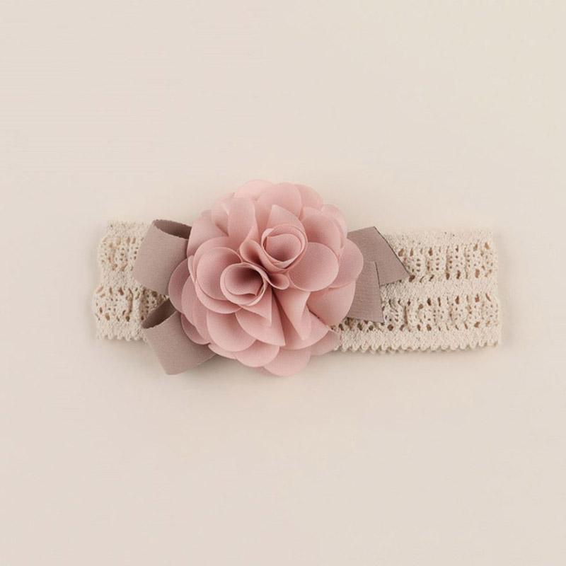 Spitze Blume Baby Stirnband Prinzessin Elastische Floral Kinder Mädchen Turban Kind Haarband Haar Zubehör