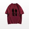 Plus-Size Women's Retro American Cotton Short-Sleeve T-Shirt, Loose Design