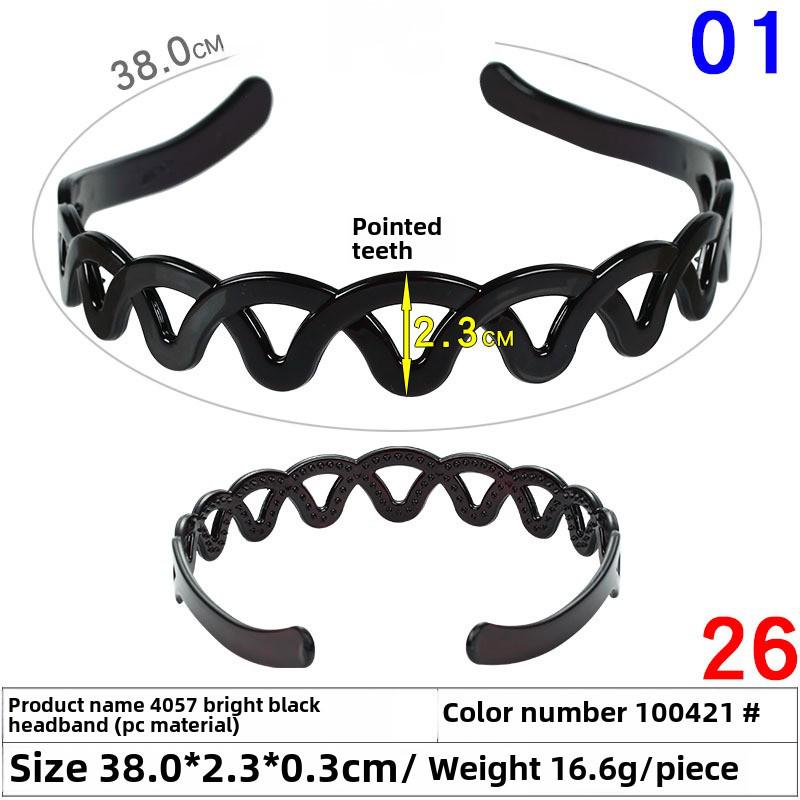 Highly Recommended Handmade Black Twisted Headband for Women - Perfect for DIY and Mother's Day.