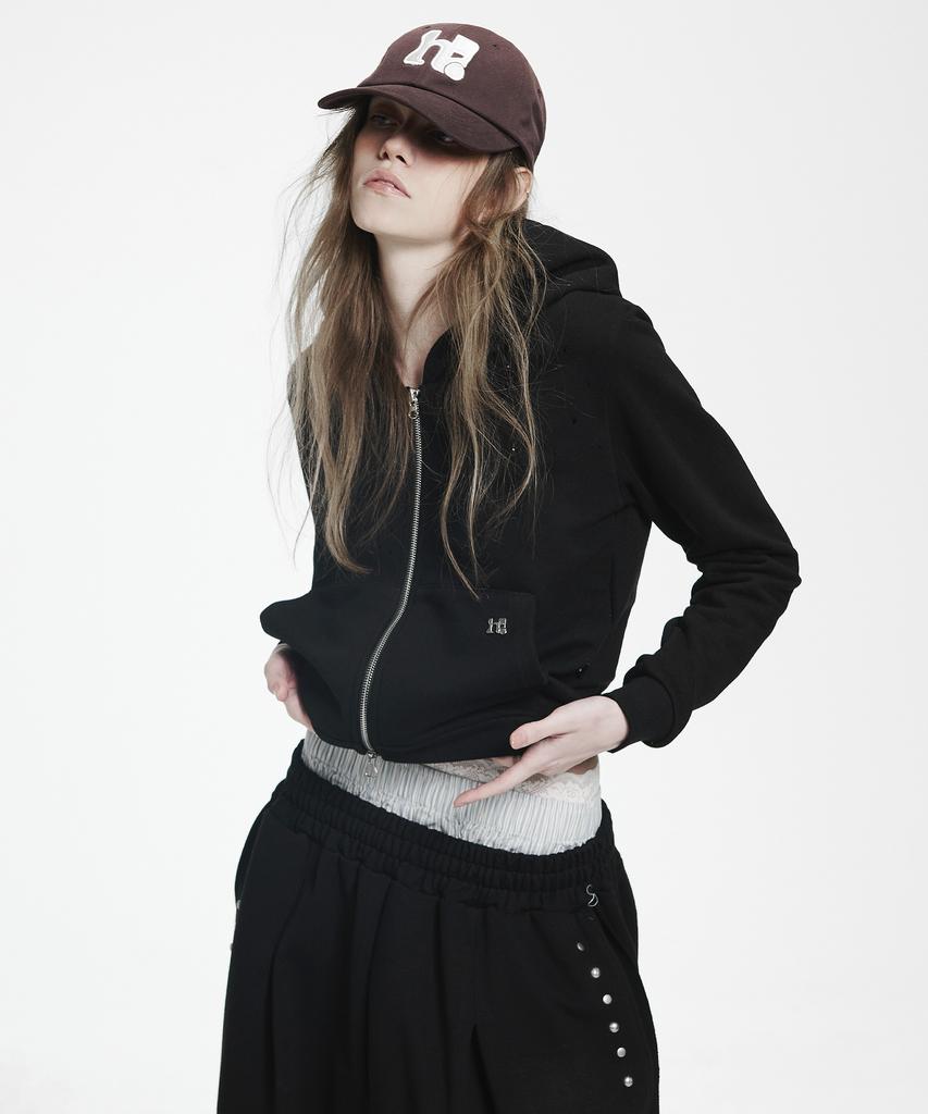 HOLYNUMBER7 Holy Symbol Big Logo Ball Cap_Burgundy