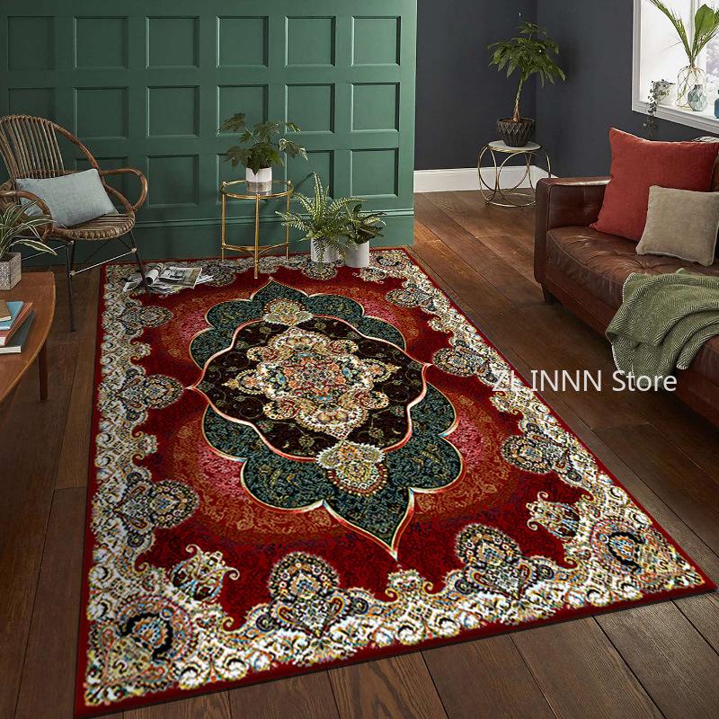 Bohemia Living room rugs Decoration bedroom Deluxe anti slip floor mats Large area carpet Lounge Rug Persian carpet washable