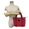 Louis Vuitton M40037 Tote Antigua Canvas Hippo PM Handbag Red Canvas Women Used