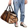 Tote Firewood Storage Bag Supplies Supersized Canvas Firewood Carrier Log Carrying Bag Handbags Wood for Log Carrier Fireplace