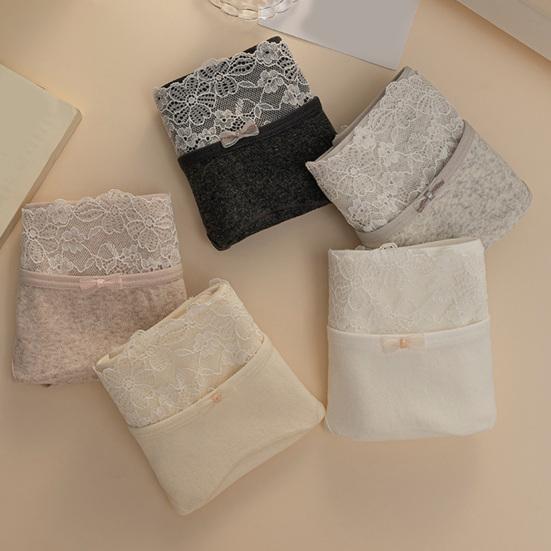 Women Cotton Underwear Mid Rise Seamless Cheeky Hipster Panties Soft Stretch Sexy Lace Bikini Briefs