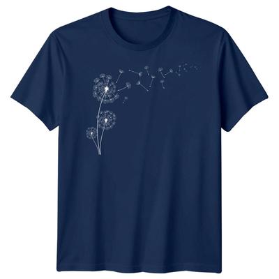Mniszek Lekarski Kwiaty Rośliny Męski T-Shirt Damski T-Shirt Graficzny Unisex Top