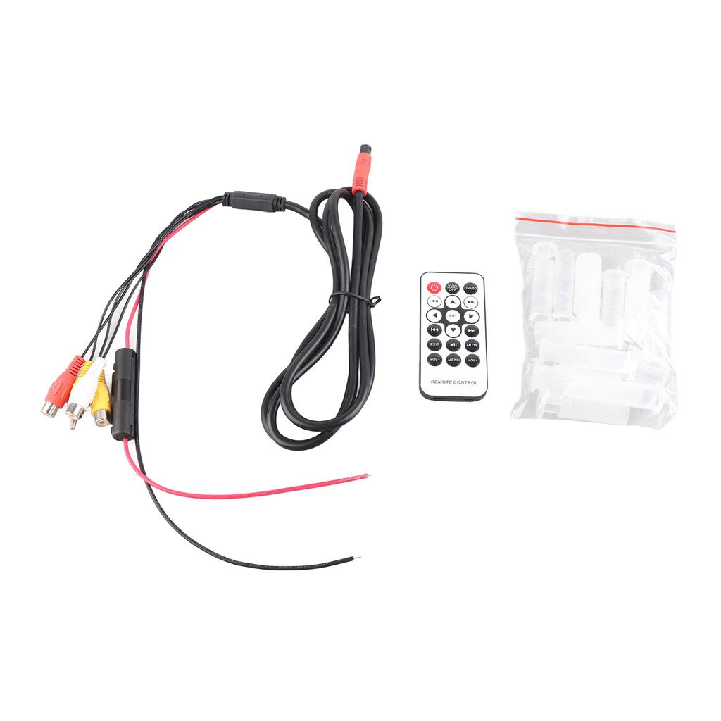 Universal 7in Auto Car Headrest Monitor MP5 Video Media Player High DefinitionBlack